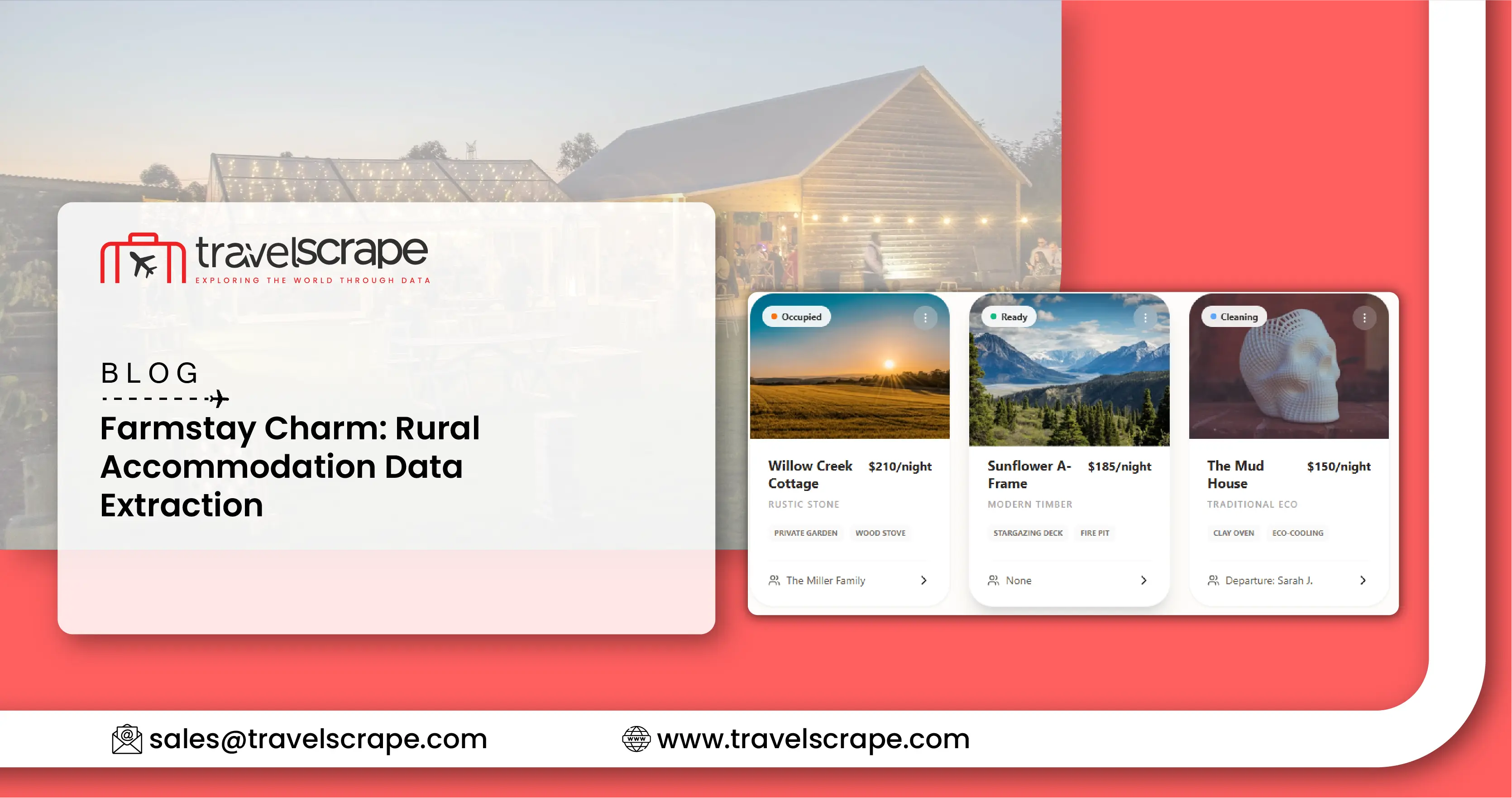 Farmstay Charm: Rural Accommodation Data Extraction